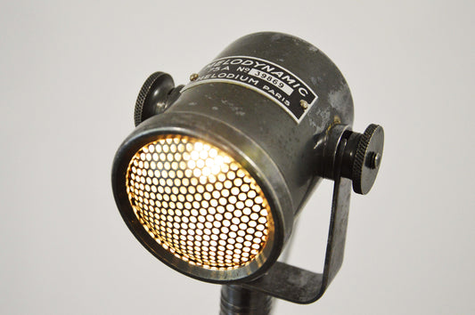 Lampe sur pied microphone Paname par Charlie Clouet